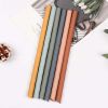 Eco-Safe Silicone Reusable Straws for Hot and Cold Drinks