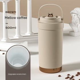 Elegance Insulated Tumbler with Choice of Stainless Steel or Ceramic Interior Liner (Option: Coffee Ceramic)