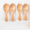Elegance in Miniature Set of 4 Mini Wooden Short Handle Spoons