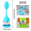 Tea Infuser with Silicone Handle and Stainless Steel Strainer