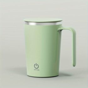 Rechargeable Self-Stirring Travel Mug (Color: Green)