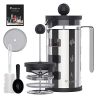 Glass French Press with Stainless Steel Body